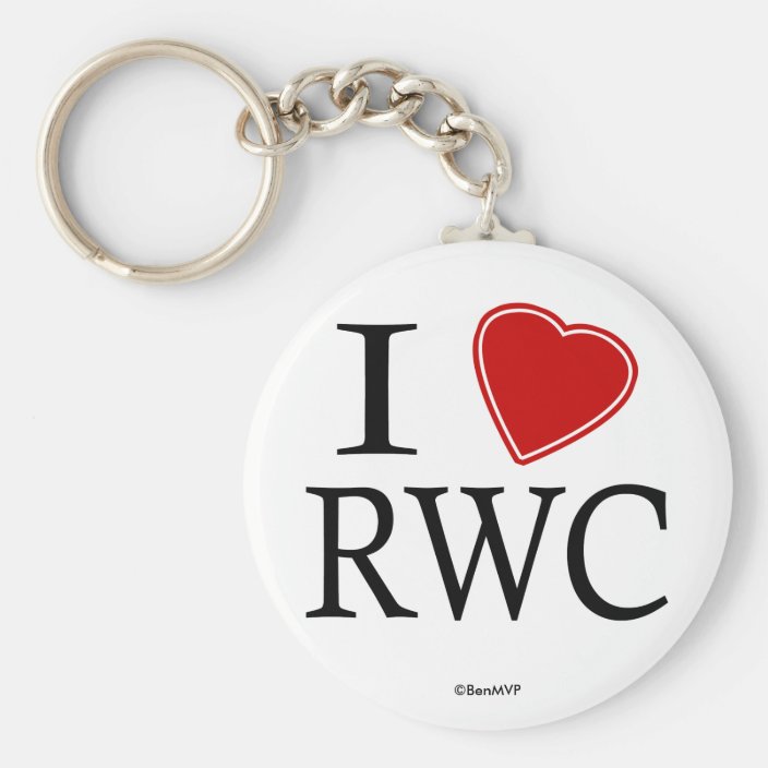 I Love RWC Keychain