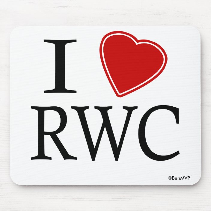 I Love RWC Mousepad