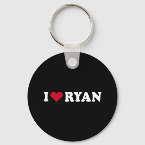 I LOVE RYAN KEYCHAIN