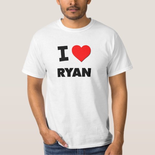 I Love Ryan T_Shirt