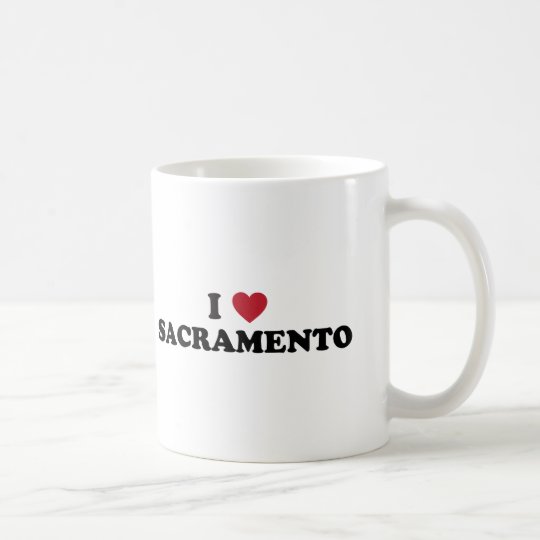 I Love Sacramento California Coffee Mug