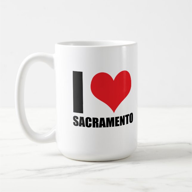 I love Sacramento Coffee Mug (Left)