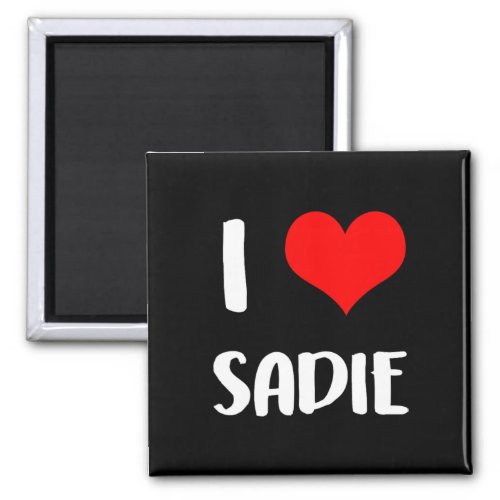 I Love Sadie Valentine Sorry Ladies Guys Heart Bel Magnet