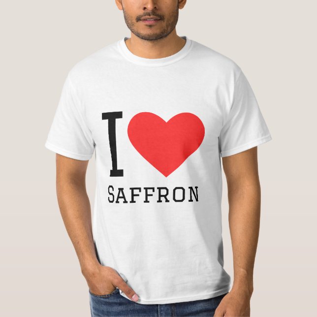 I love saffron T-Shirt (Front)