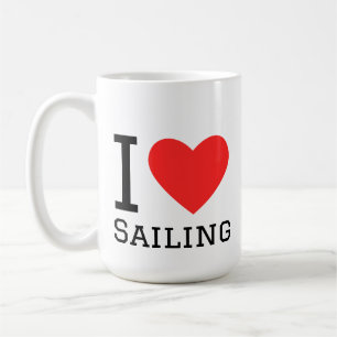 I love sailing coffee mug