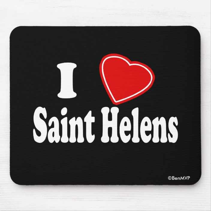 I Love Saint Helens Mousepad
