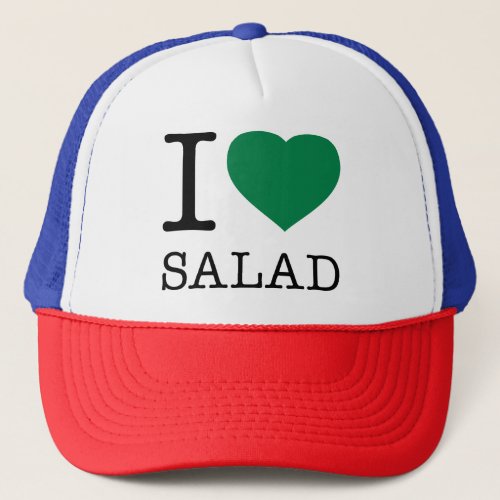I LOVE SALAD TRUCKER HAT