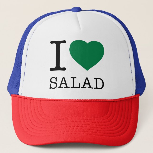 I LOVE SALAD TRUCKER HAT (Front)