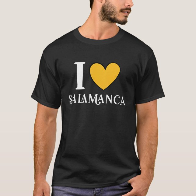 I Love Salamanca Spain T-Shirt (Front)