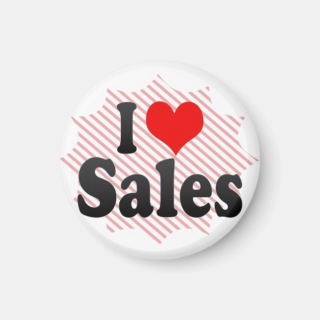 I love Sales Magnet (Front)