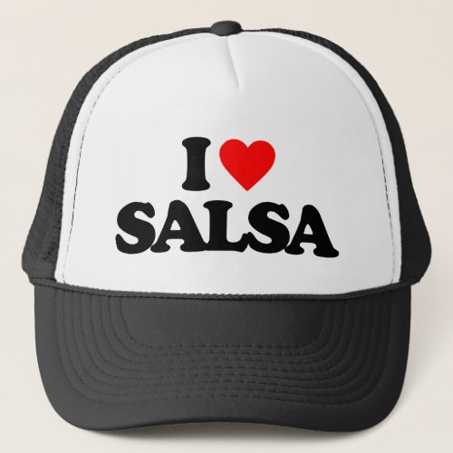 I LOVE SALSA TRUCKER HAT