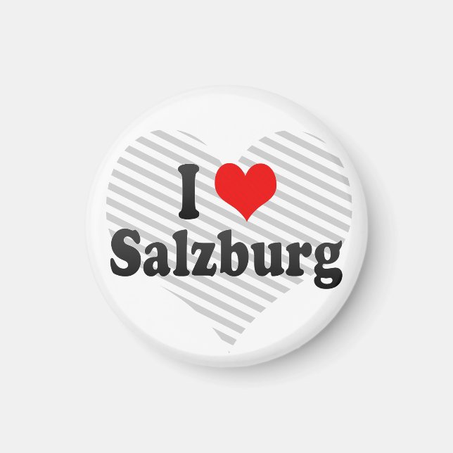 I Love Salzburg, Austria Magnet (Front)