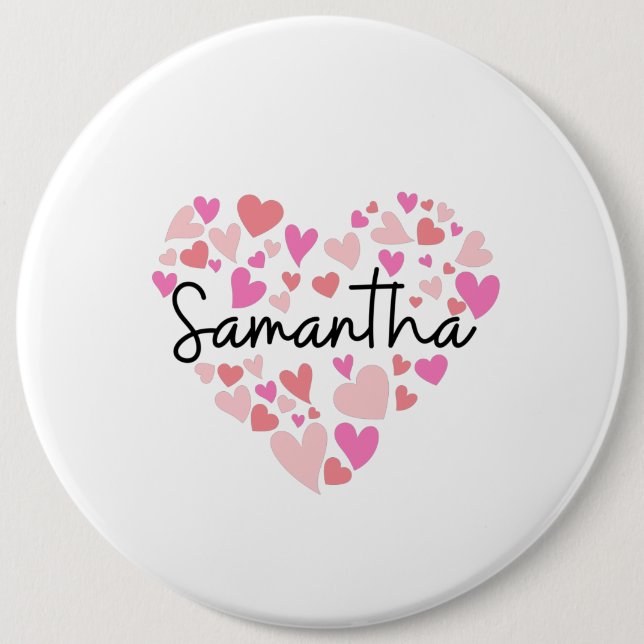 I love Samantha Button (Front)