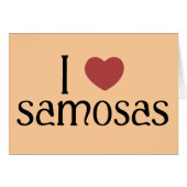 I love samosas (Front Horizontal)