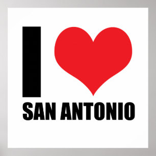 I love San Antonio Poster