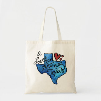 I love San Antonio Texas Tote Bag