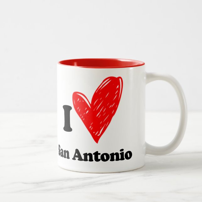 I love San Antonio Two-Tone Coffee Mug (Right)