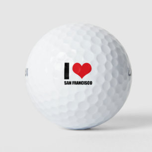 I love San Francisco Golf Balls