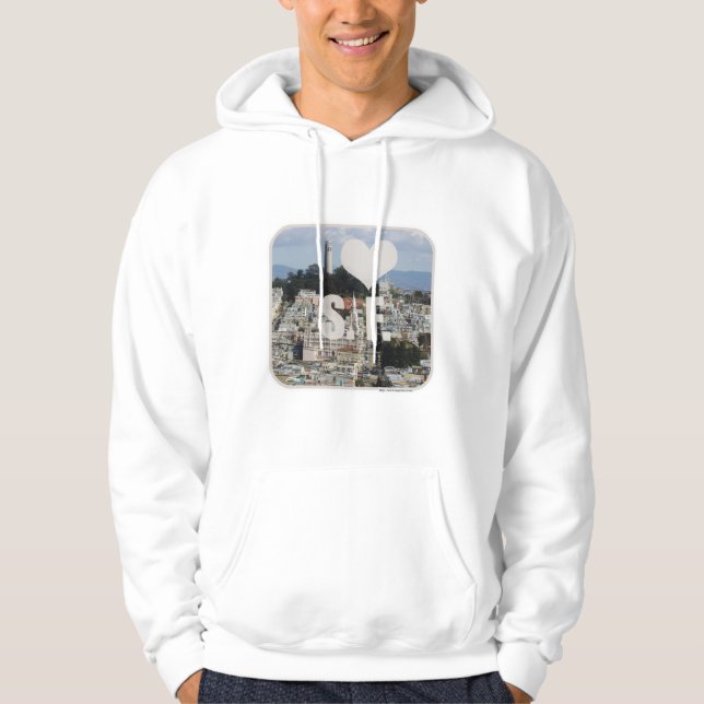I Love San Francisco Hoodie (Front)