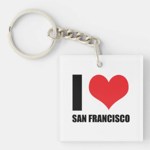I love San Francisco Keychain