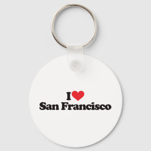 I Love San Francisco Keychain
