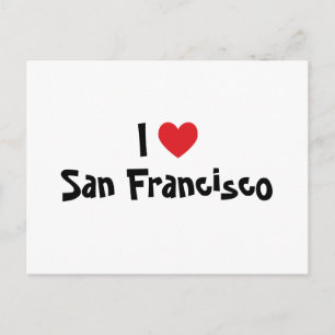 I Love San Francisco Postcard