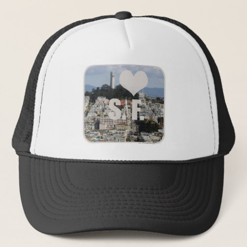 I Love San Francisco Trucker Hat