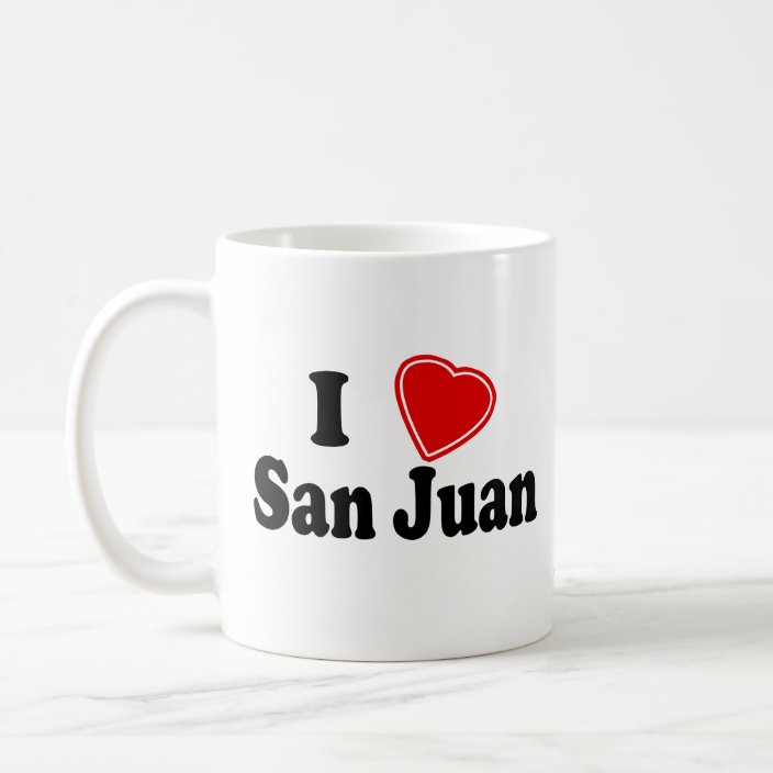 I Love San Juan Drinkware