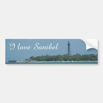 I Love Sanibel Bumper Sticker by PhotosfromFlorida at Zazzle