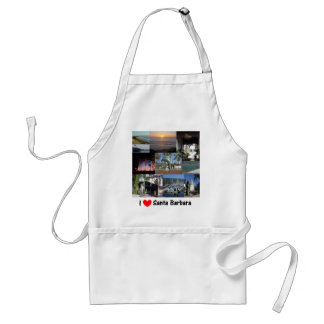 i love santa barbara.png adult apron