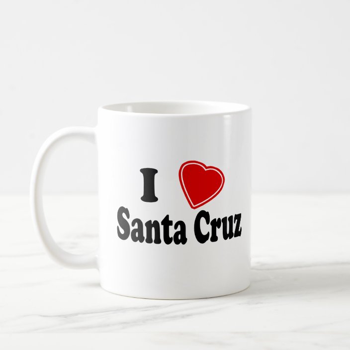 I Love Santa Cruz Mug
