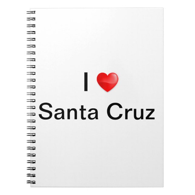 I love santa Cruz Notebook (Front)