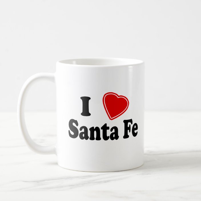 I Love Santa Fe Drinkware