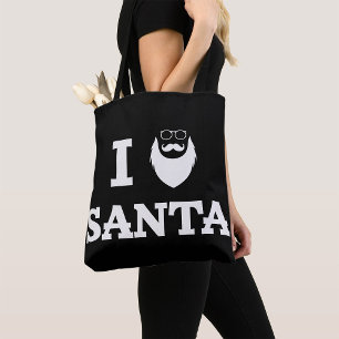 I Love Santa Tote Bag