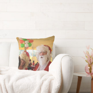 I Love Santa with Compassion Throw Pillow