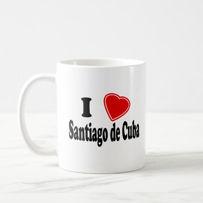 I Love Santiago de Cuba Coffee Mug