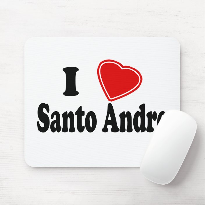 I Love Santo Andre Mouse Pad