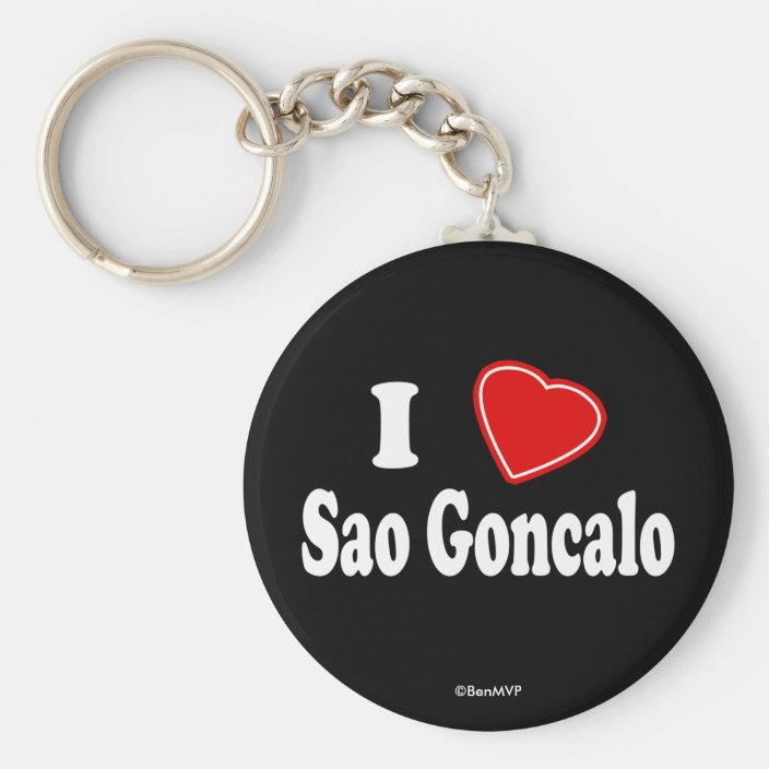 I Love Sao Goncalo Key Chain