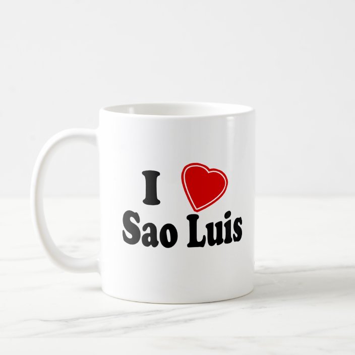 I Love Sao Luis Mug