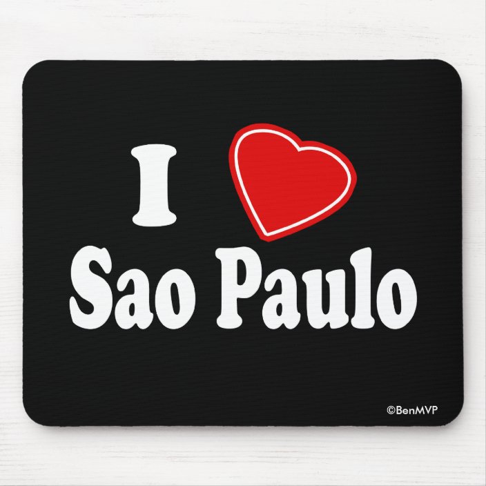 I Love Sao Paulo Mousepad
