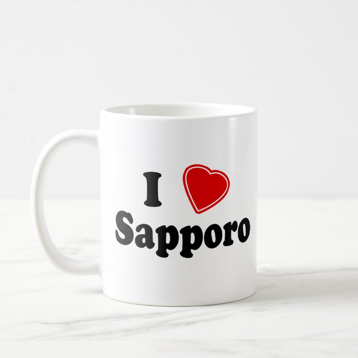 I Love Sapporo Drinkware