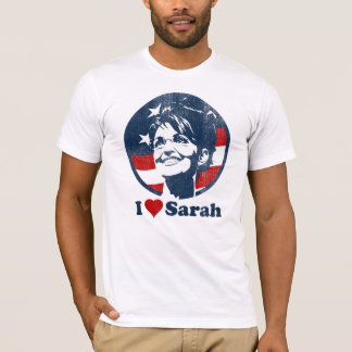 I love Sarah Flag T-Shirt