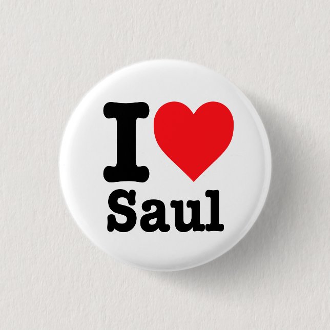 "I love Saul" Button (Front)