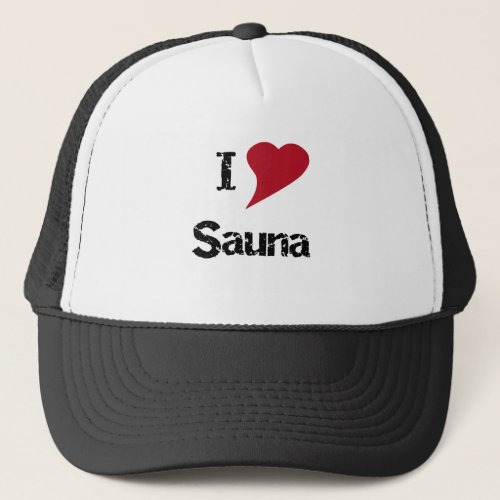 I Love Sauna Trucker Hat