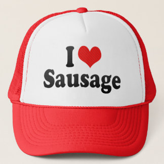 I Love Sausage Trucker Hat