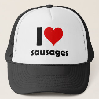 I love sausages trucker hat