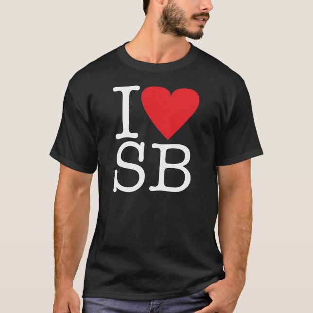I Love SB T-Shirt (Front)