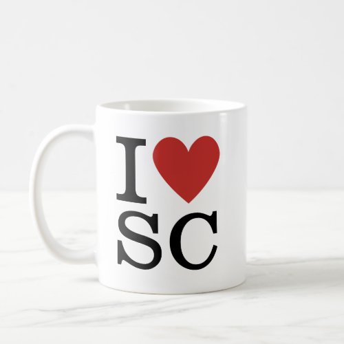 I ️ Love SC _ Supply Chain Dept MUG