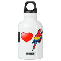 I Love Scarlet Macaws SIGG Traveller Water Bottle (0.6L)