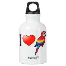 I Love Scarlet Macaws SIGG Traveller Water Bottle (0.6L)